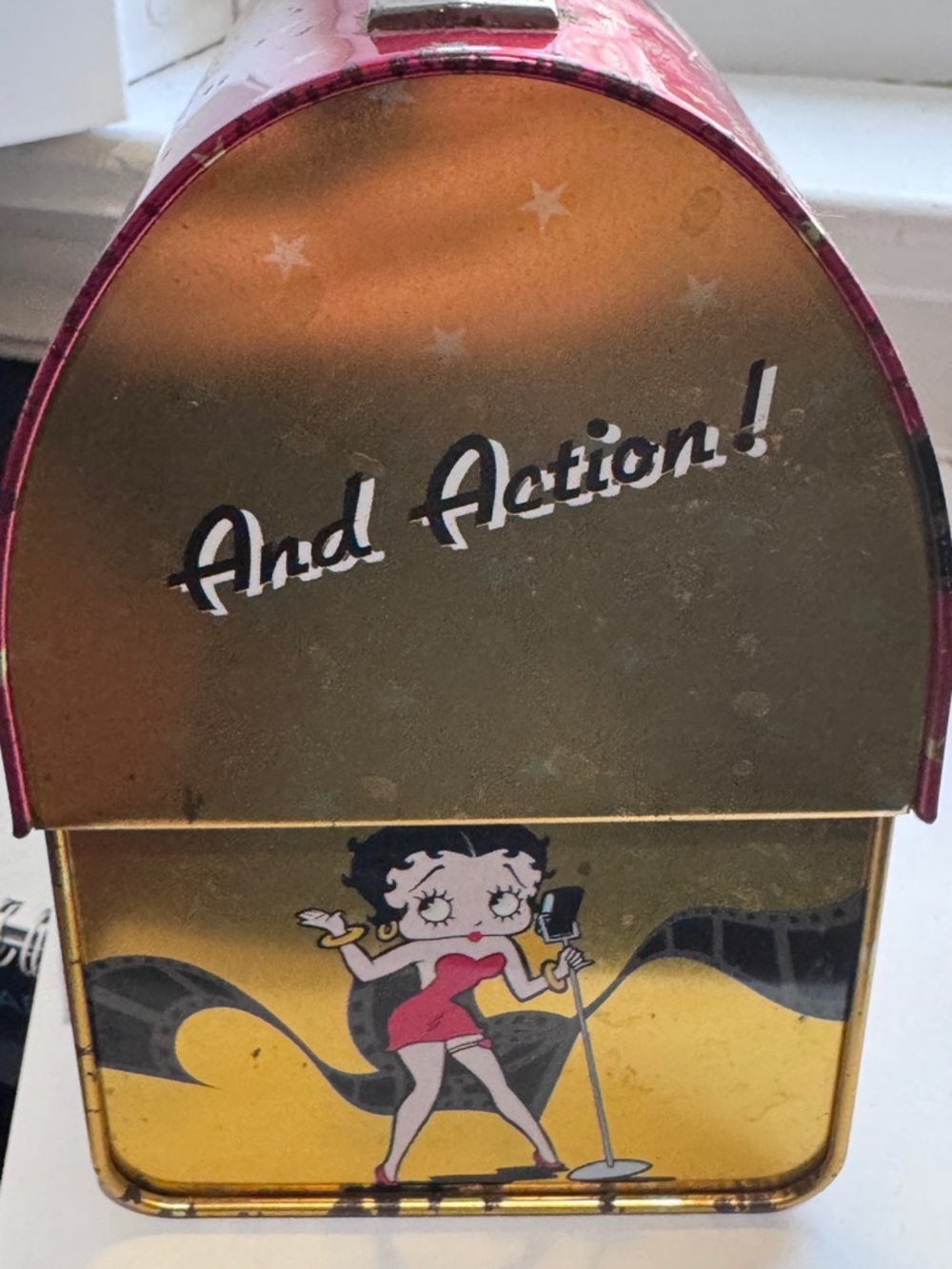 π Betty Boop Tin Lunch Box Retro Collectible Boop-Oop-A-Doop Vintage Style β¨ - Picture 5 of 16